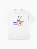 Trick Or Treat Oversized T Shirt Clean Design 7