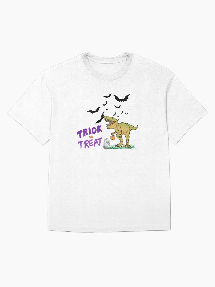 Trick Or Treat Oversized T Shirt Clean Design 7