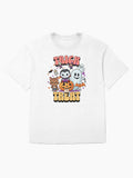 Trick Or Treat Cute Monsters Oversized T Shirt Clean Design