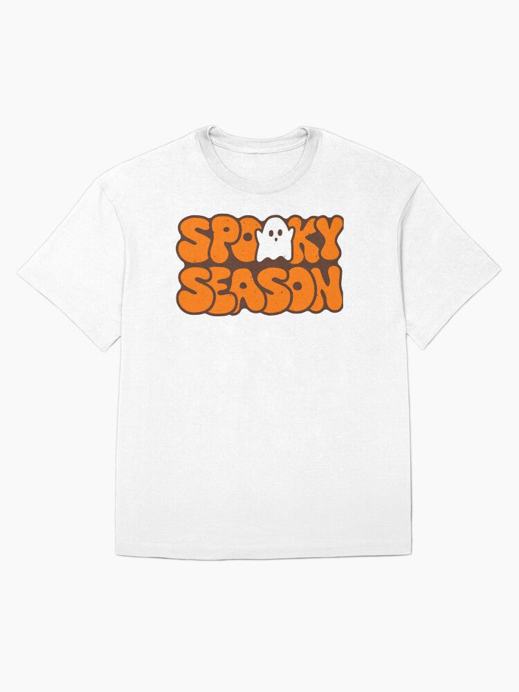 Halloween Spooky Season Ghost Oversized T Shirt