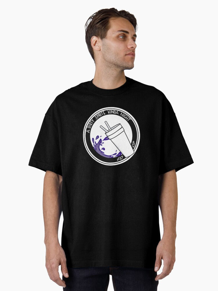 DIRTY SPRITE NIGHT Oversized T-Shirt T-Shirt | Trending Design | Top Pick For Fans