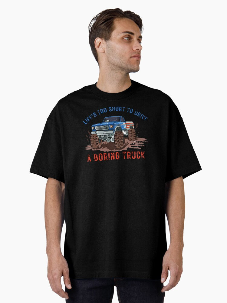 Cool Monster Truck Oversized Shirt T Shirt Minimal Style