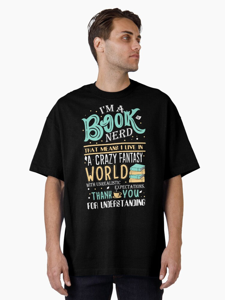 Book Nerd Oversized T Shirt T Shirt High Search Demand Fan Favorite