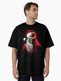 Evil Christmas The Grinch in his Scariest Version Oversized T Shirt T Shirt Holiday Trending Christmas Season Pick