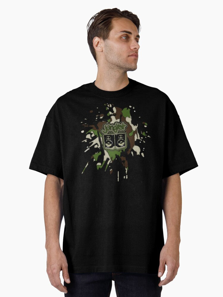 Camo Junglist Oversized T Shirt T Shirt Premium Quality Streetwear Essential