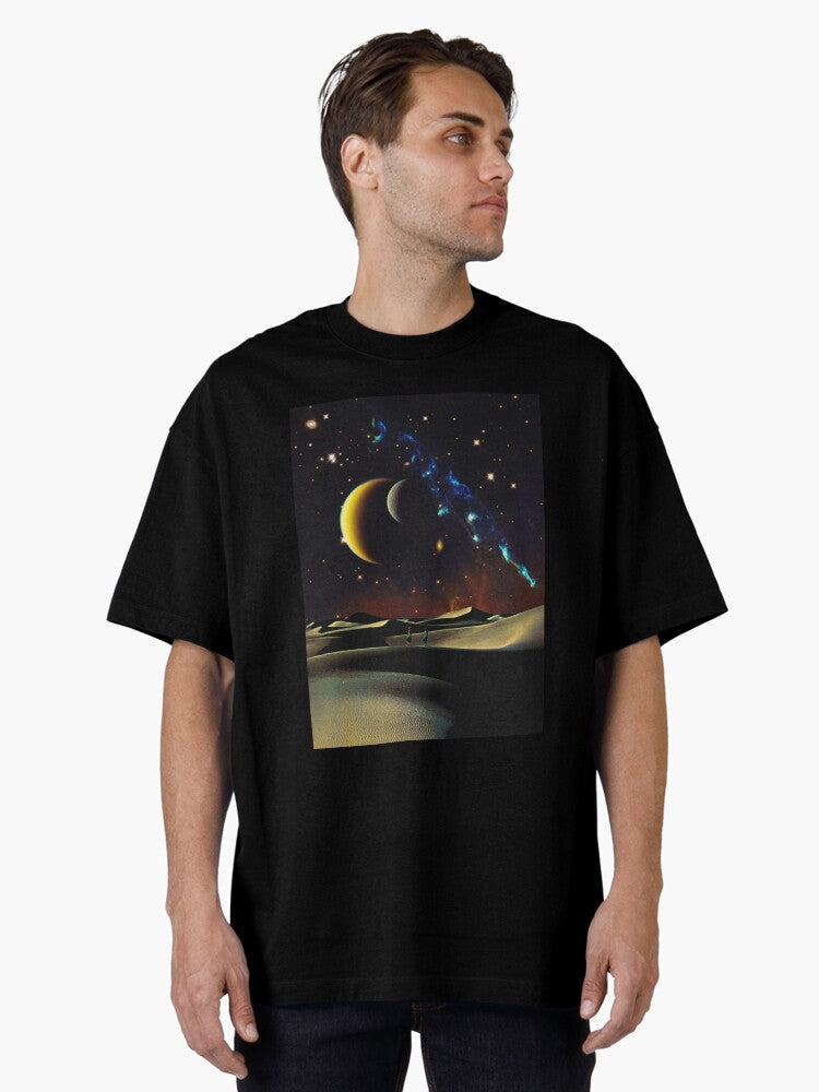 Desert Night Oversized T-Shirt | Premium Unisex T-Shirt, Trending Graphic Tee