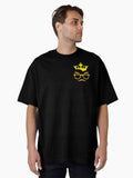 King boy with glasses redbubble decor buyart artprint Oversized Shirt T Shirt Minimal Style