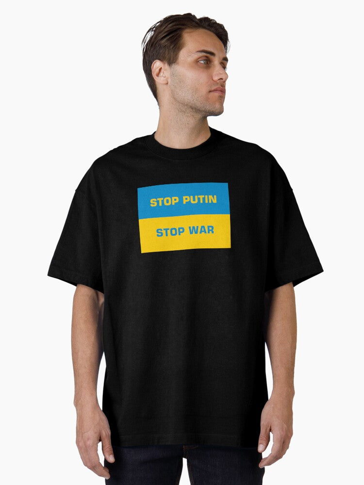Stop Putin Stop War Oversized Shirt T Shirt Gift Ready