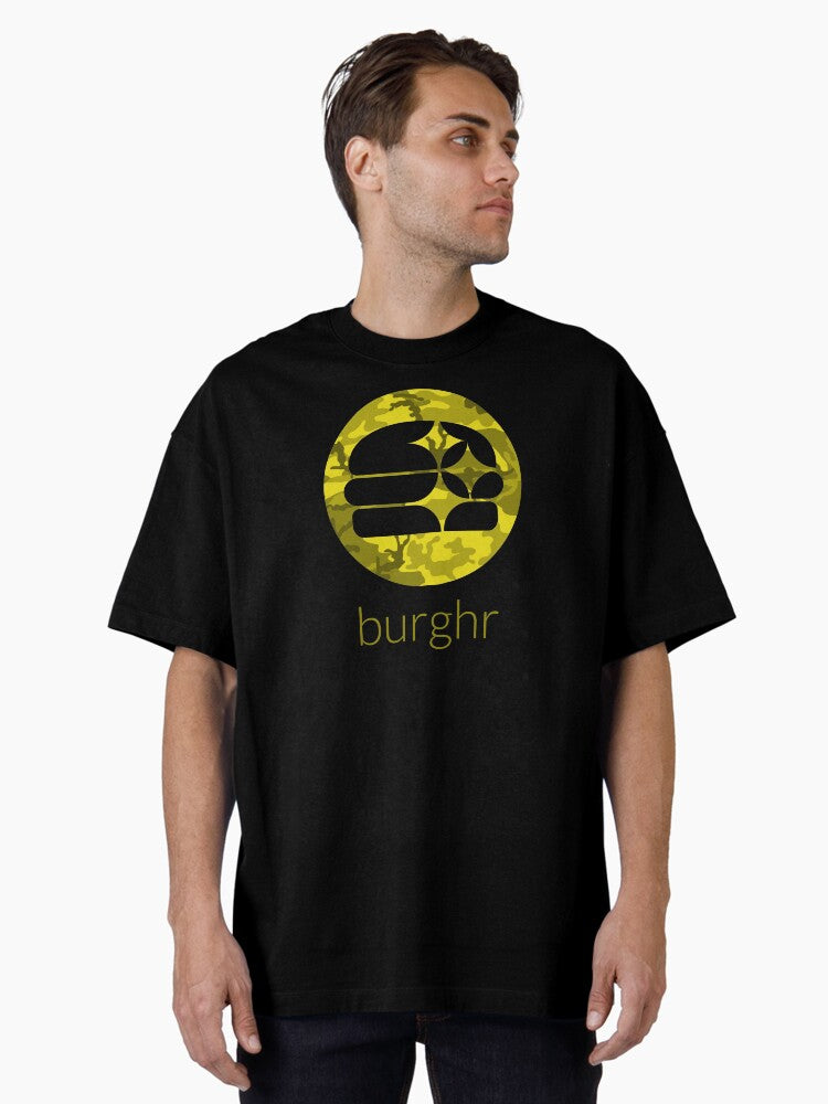 Burghr Yellow Camo Oversized T Shirt T Shirt Best Seller Look Daily Comfort