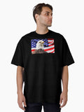 American Eagle Pride and Symbol American Oversized Shirt T Shirt Minimal Style
