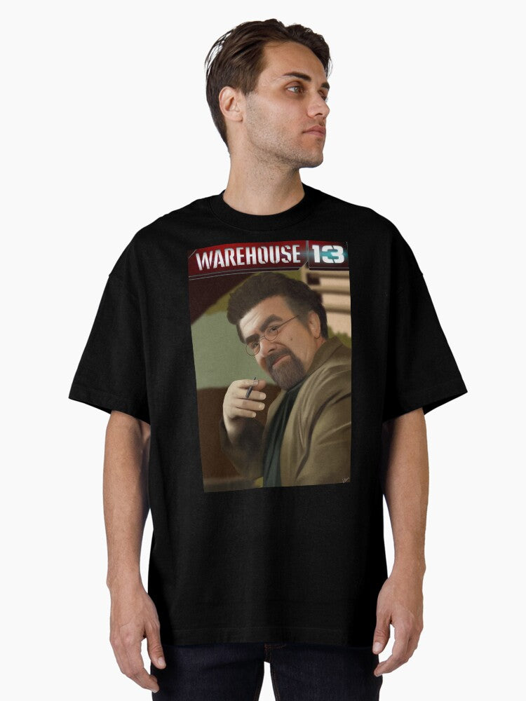 Artie Nielsen Portrait Painting Fan Art Oversized T Shirt