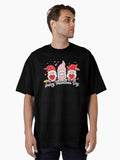 Gnome Couples Valentines Day Sweet Valentine With Happy Gnomies Love My Gnomies Oversized Shirt T Shirt Premium Print