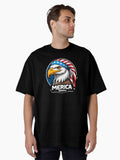 Eagle Bandana Oversized Shirt T Shirt Everyday Wear