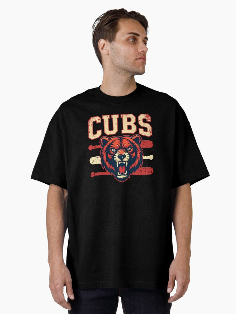 Retro Cubs Name Personalized Love Styles Animal Gifts For Men Women Kids Oversized T Shirt T Shirt Minimal Style