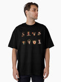 Copy of Cute Christmas Deers Bundle Oversized T Shirt T Shirt Premium Print