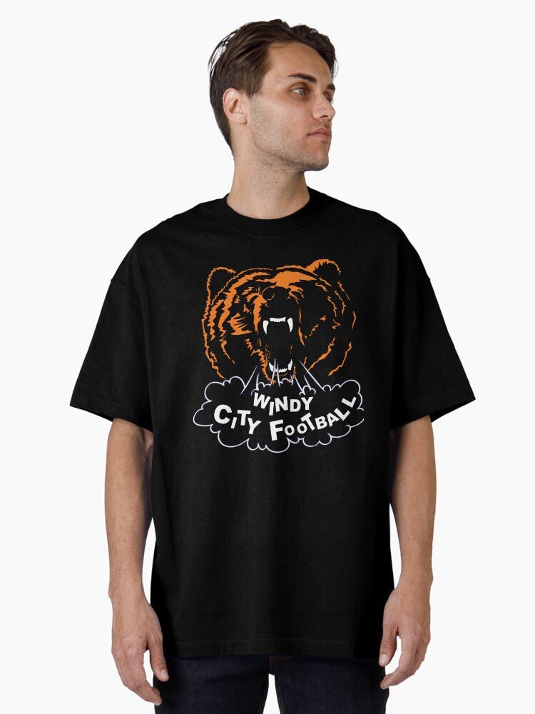 City Bear Windy City T Shirt Oversized T Shirt T Shirt Premium Print