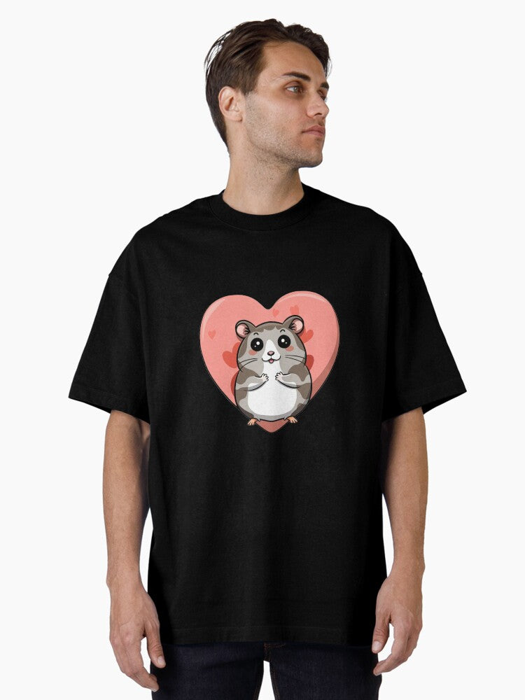 Hamster in love Oversized Shirt T Shirt US Market