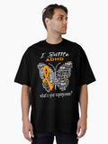ADHD Warrior - I Battle ADHD What is your Superpower? Oversized T-Shirt