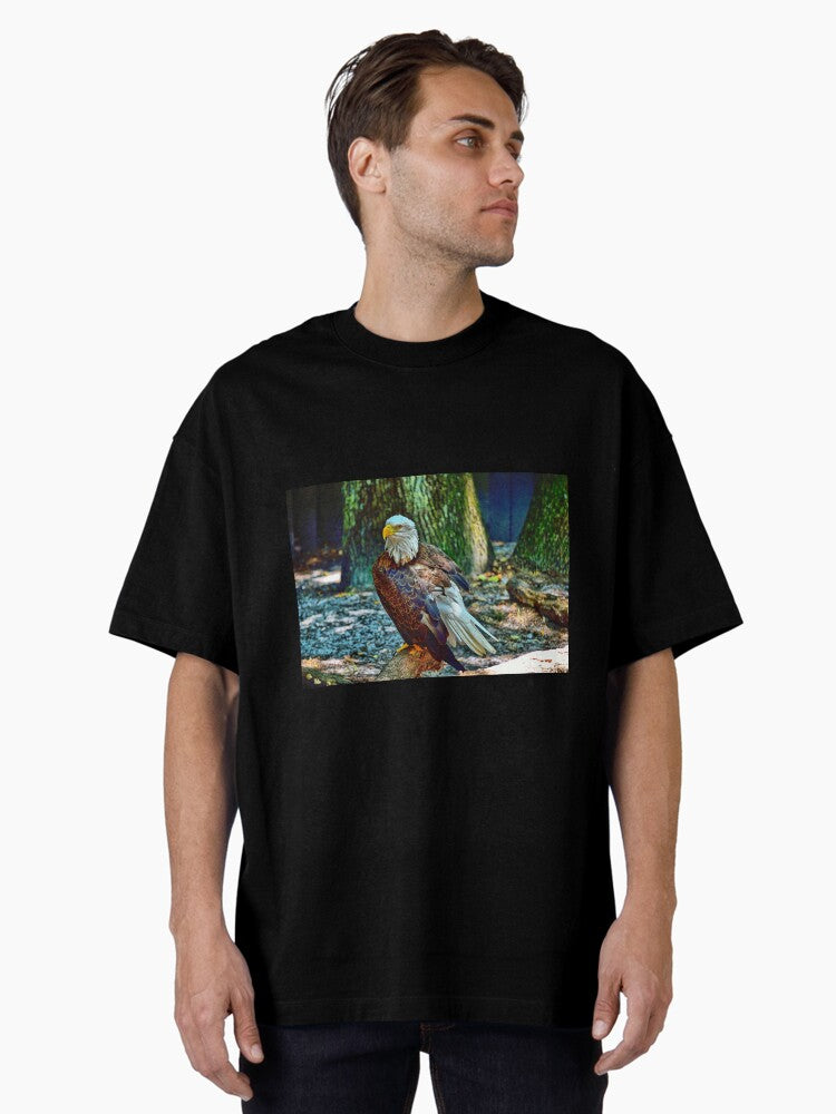 American Bald Eagle Oversized Shirt T Shirt Premium Quality