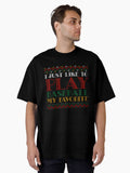 I Just Like To Play BASEBALL My Favorite Oversized T Shirt T Shirt Streetwear Style Gift Ready