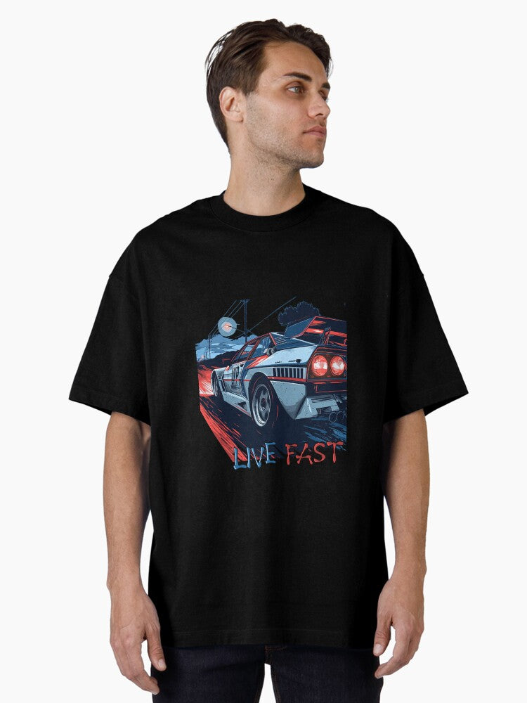 Lancia Kimera Red Blue Oversized T Shirt T Shirt High Search Demand Best Seller Look