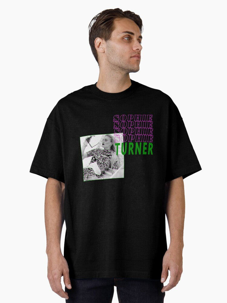 SOPHIE TURNER TEE Oversized T-Shirt T-Shirt | Aesthetic Graphic | Must-Have Style