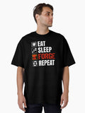 Eat Sleep Forging Knives and Blades In Fire Then Repeat