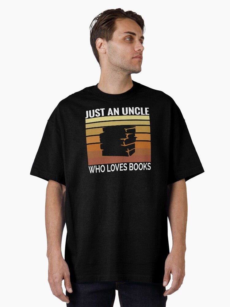 Retro Books Book Nerd Reading Lover Book Lover Bookish Uncle Bookworm Oversized T Shirt T Shirt Aesthetic Fit Top Rated