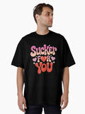 I A For You Candy Heart Love Happy Valentines Day Oversized Shirt T Shirt Minimal Style