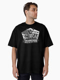 USA American BASEBALL Champions play as one team bw Oversized T Shirt T Shirt Premium Print Hot Right Now