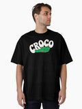 Glitch Croco Oversized T-Shirt | Premium Unisex T-Shirt, Trending Graphic Tee