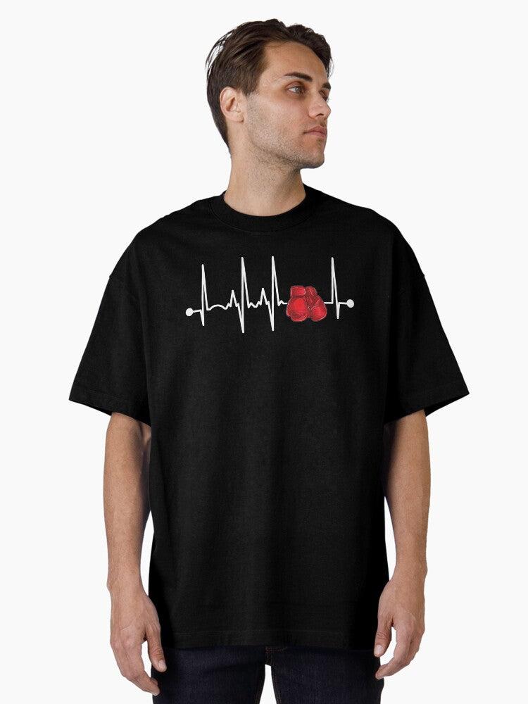 Boxing Heartbeat Oversized Shirt T Shirt US Market