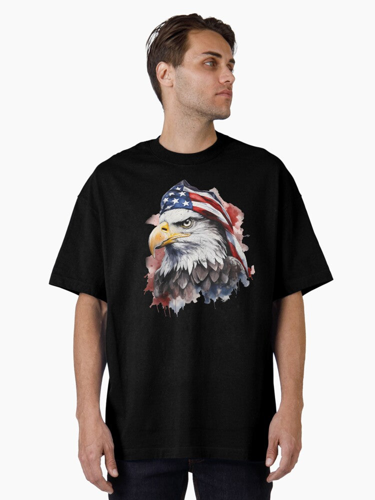 American Eagle Bandana Oversized Shirt T Shirt US Trend