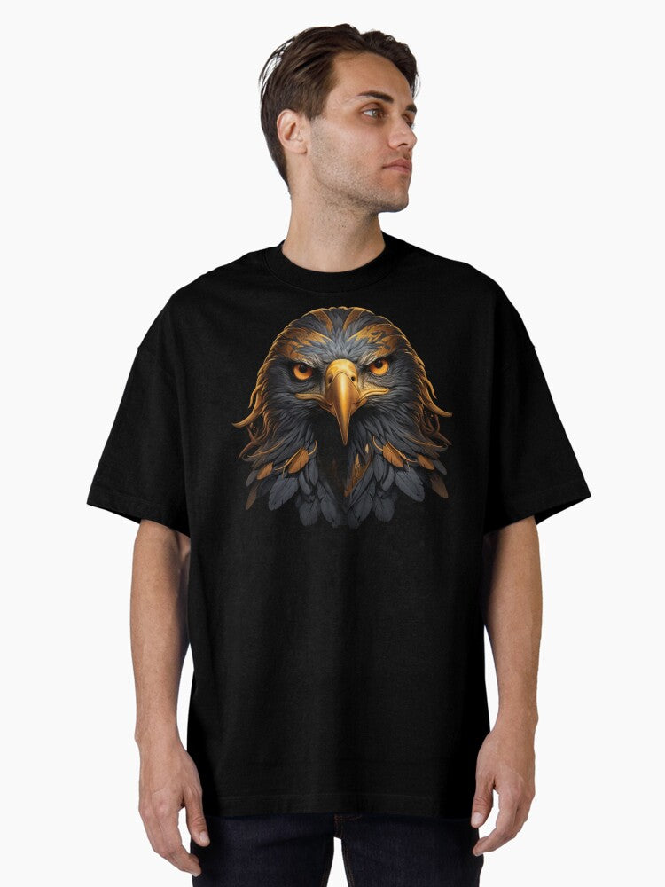 Head of bald eagle Oversized Shirt T Shirt Premium Quality