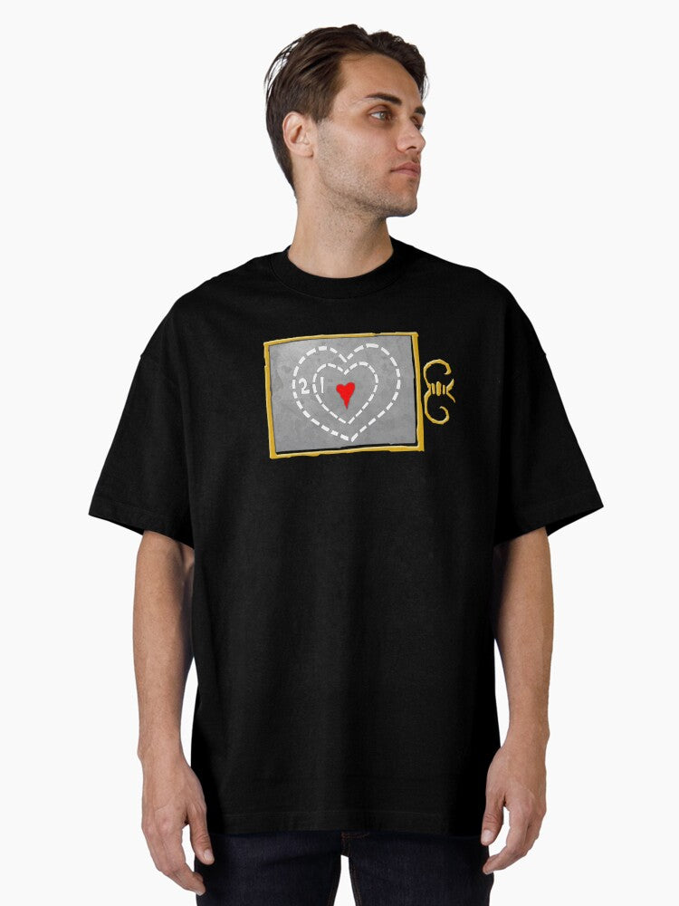 Grinch Heart Oversized T Shirt T Shirt Holiday Trending Christmas Season Pick