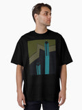Retro Science Fiction Sci Fi Vintage Futurism Oversized T-Shirt | Premium Unisex T-Shirt, Trending Graphic Tee