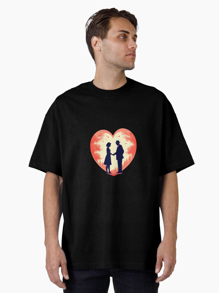 Valentine day Oversized Shirt T Shirt Minimal Style