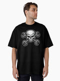 Skull Wrenches T Shirt For real mechanics Oversized T Shirt T Shirt Viral TikTok Best Seller Look