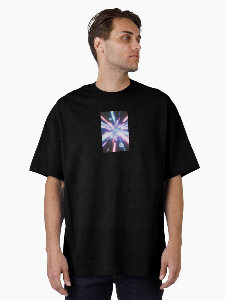 The Neon Sci-Fi Oversized T-Shirt | Premium Unisex T-Shirt, Trending Graphic Tee