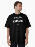 Just A Kid From City Illinois Il Pullover Oversized T Shirt T Shirt Minimal Style