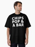 Chips Pop A Bar Oversized T Shirt T Shirt Trending US Gift Ready