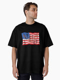 usa flag and eagle Oversized Shirt T Shirt Minimal Style
