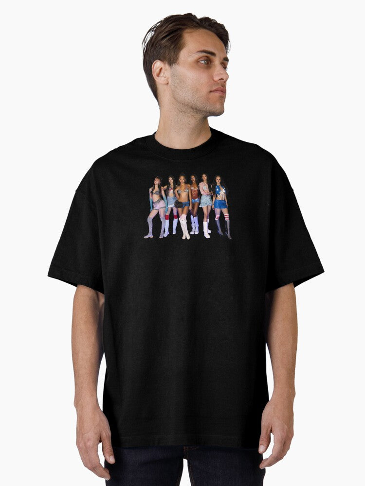 Katseye Music Video Group Outfit Oversized T-Shirt