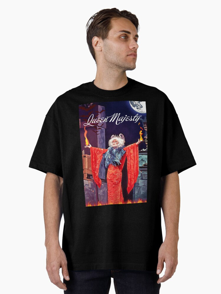 King Dominion Queen Majesty Haunt 2021 Oversized Shirt T Shirt Premium Quality