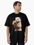 Ferret in love Oversized Shirt T Shirt Gift Ready