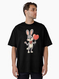 Rabbit in love Oversized Shirt T Shirt US Market