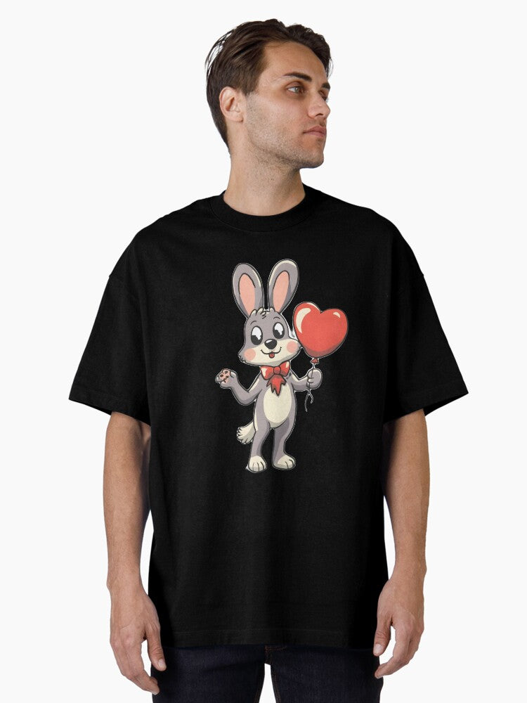 Rabbit in love Oversized Shirt T Shirt US Market