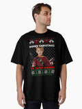 kevin merry christmas ya filthy animal knitted Oversized TShirt T-Shirt | Fan Favorite Artwork | Perfect Holiday Gift