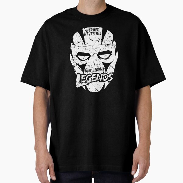White Tiger Mask Tribute | Heroes Never Die They Become Legends Oversized T-Shirt for Sale by rottenpotatoman
