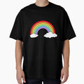 Pastel Rainbow Oversized T-Shirt for Sale by caragcric